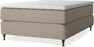 Delux Dream - Kontinentalsäng, enkelsäng 140 cm med bäddmadrass - Beige