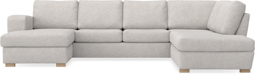 Friday - 3-sits soffa med schäslong vänster och divan höger - Grå