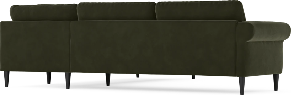 Bridge - Hörnsoffa, 3+3-sits - Grön