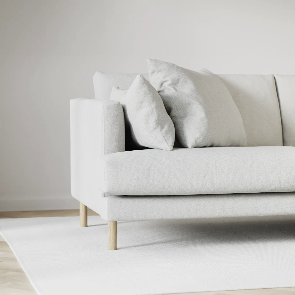 Harper - 3-sits soffa - Vit