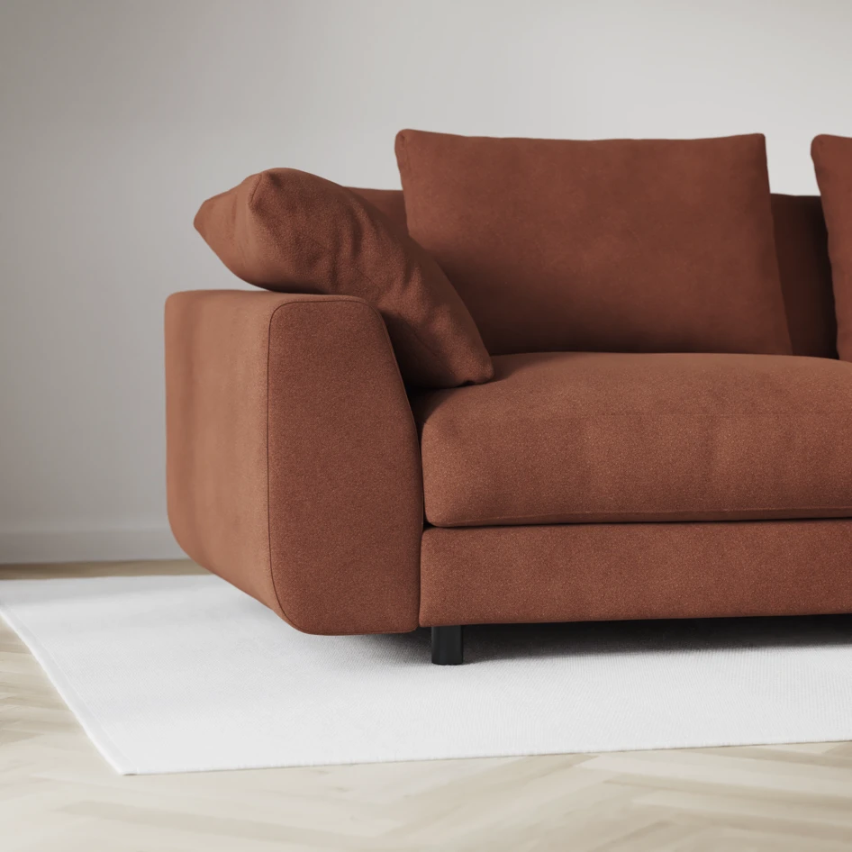 Amie - 4-sits soffa - Orange