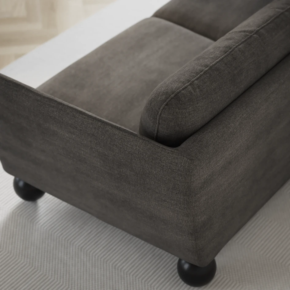 Madison Lux - Hörnsoffa 2+3-sits, hörn 1 - Grå