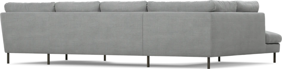 Madison - 2-sits soffa med divan vänster och schäslong höger - Grå