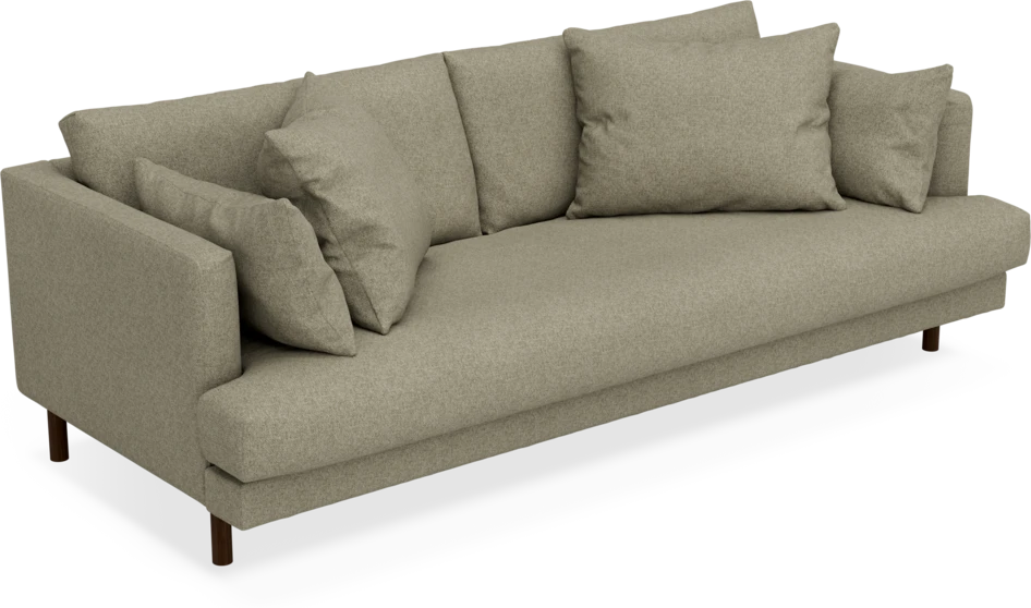 Harper - 3-sits soffa, hel dyna - Beige