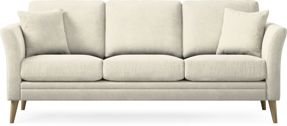 Eden - 3-sits soffa - Vit