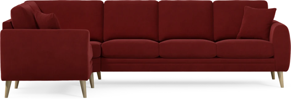 Eden - Hörnsoffa, 1+3-sits - Röd