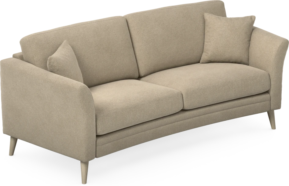 Eden - 2,5-sits soffa svängd - Beige