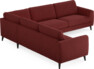 Bridge - Hörnsoffa, 2+3-sits - Röd