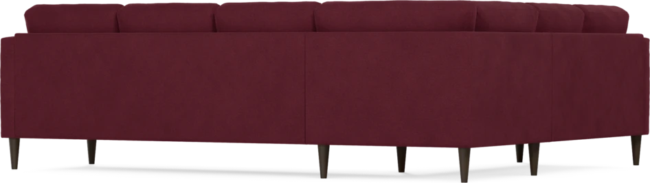Eden - Hörnsoffa, 2+3-sits - Röd