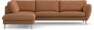 Madison - 3-sits soffa med divan vänster - Orange