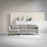 County - 3-sits soffa med flyttbar schäslong - Beige