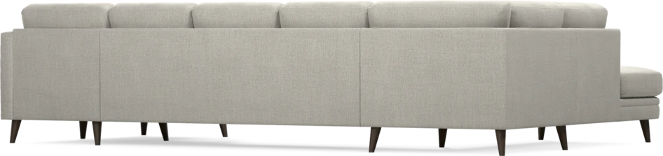 Eden - 3-sits soffa med divan vänster och schäslong höger - Grå