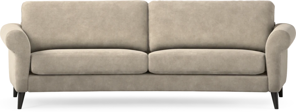 Bridge - 3-sits soffa svängd - Beige