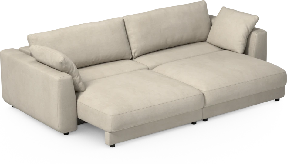 Amie - Bäddsoffa 4-sits - Vit