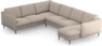 Madison Lux - Hörnsoffa med schäslong höger - Beige
