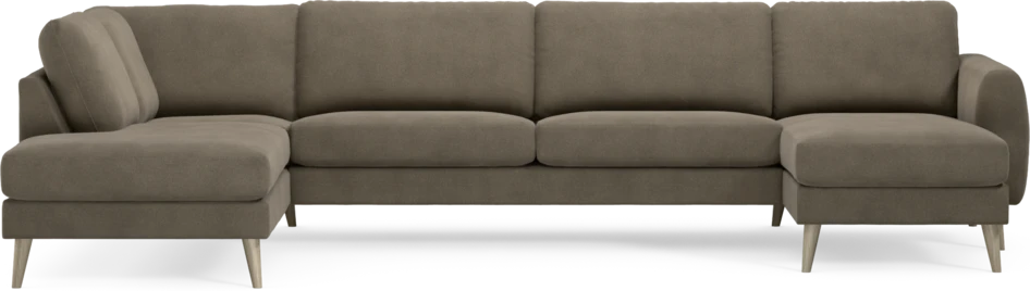Bridge - 3-sits soffa med divan vänster och schäslong höger - Beige
