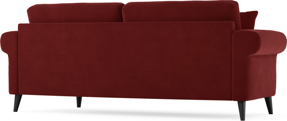 Eden - 2,5-sits soffa svängd - Röd