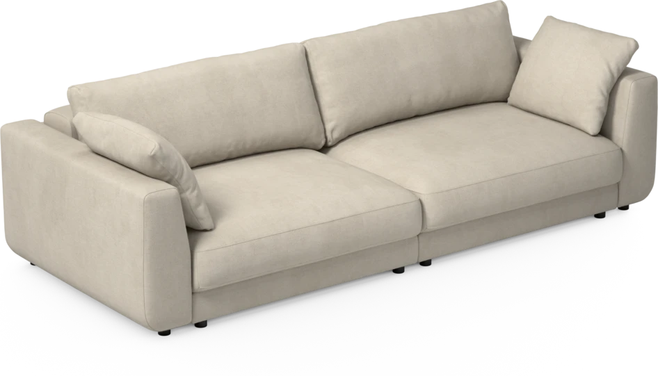 Amie - Bäddsoffa 4-sits - Vit