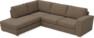 Friday - 2,5-sits soffa med divan vänster - Brun