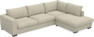 Vida - 3-sits soffa med divan höger - Beige