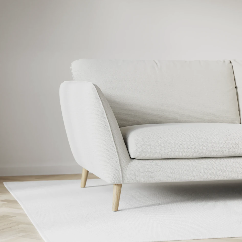 Madison Lux - Hörnsoffa 2+3-sits, hörn 2 - Vit