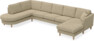 Eden - 3-sits soffa med divan vänster och schäslong höger - Beige