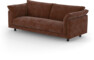 Cherrie - 3-sits soffa, hel dyna, fast klädsel - Orange