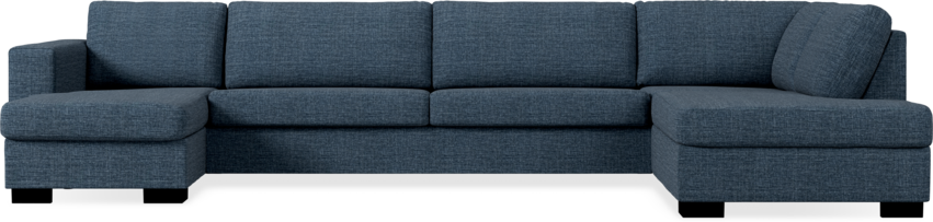 Nevada - 4-sits soffa med schäslong vänster och divan höger - Blå