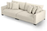 Rossi - 4-sits soffa - Vit