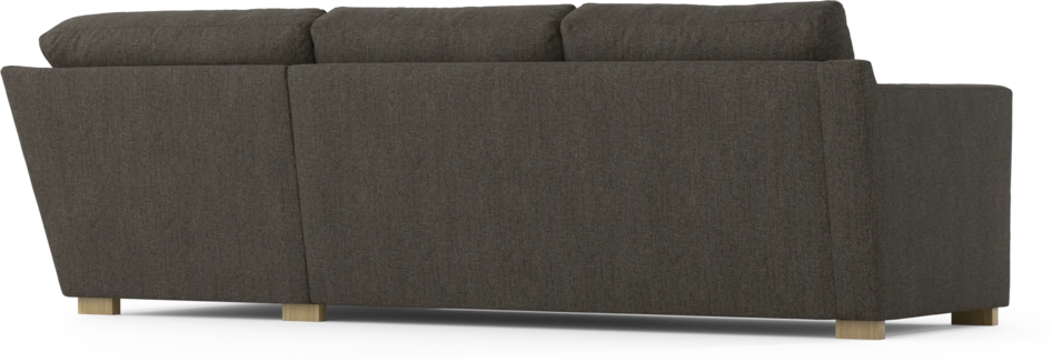 Friday - 2,5-sits soffa med divan höger - Brun
