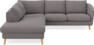 Madison - 2-sits soffa med divan vänster - Grå