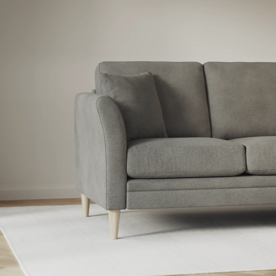Eden - 2,5-sits soffa svängd - Grå
