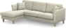 Eden - 2,5-sits soffa med schäslong - Beige
