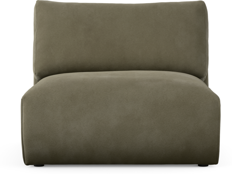 Free - 1,5-sits utan armstöd - Grön