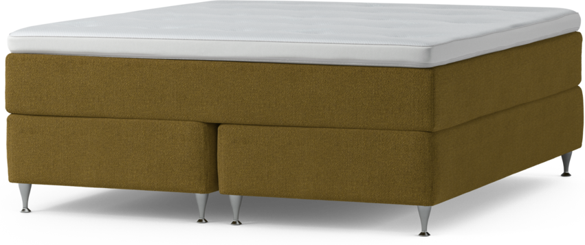 Delux Dream - Kontinentalsäng, dubbelsäng med bäddmadrass och sängben