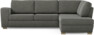 Friday - 2,5-sits soffa med divan höger - Grå