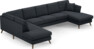 Eden - 3-sits soffa med divan vänster och schäslong höger - Blå