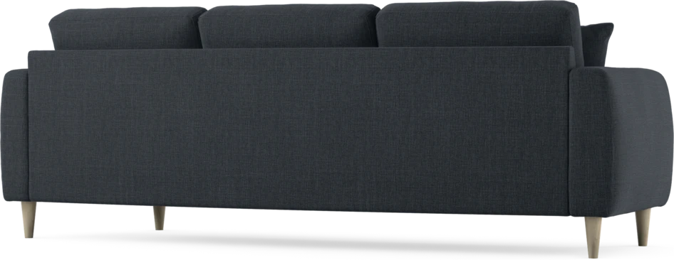 Eden - 3-sits soffa svängd - Blå