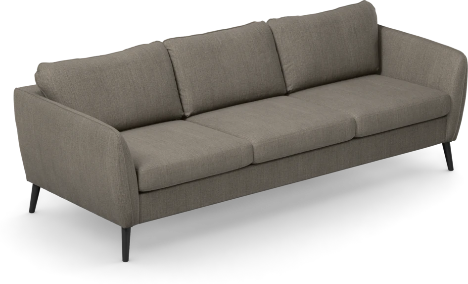County - 3-sits soffa - Brun