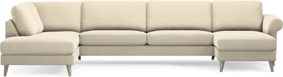 Bridge - 3-sits soffa med divan vänster och schäslong höger - Beige