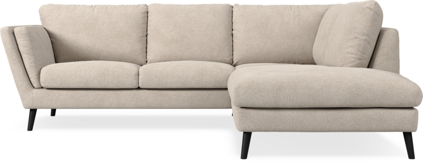 Madison Lux - 2-sits soffa med divan höger - Vit