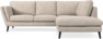 Madison Lux - 2-sits soffa med divan höger - Vit