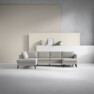 County - 3-sits soffa med divan vänster och schäslong höger - Beige