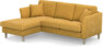 Eden - 2-sits soffa med schäslong - Gul