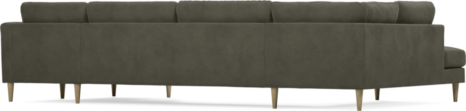 Bridge - 3-sits soffa med divan vänster och schäslong höger - Grå