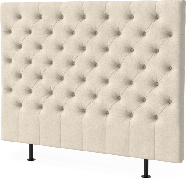 Cape pikerad - Sänggavel, 90-210 cm - Beige