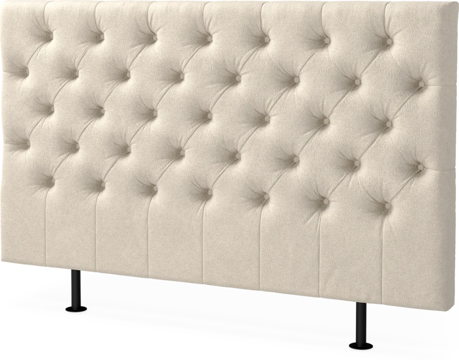 Cape pikerad - Sänggavel, 90-210 cm - Beige