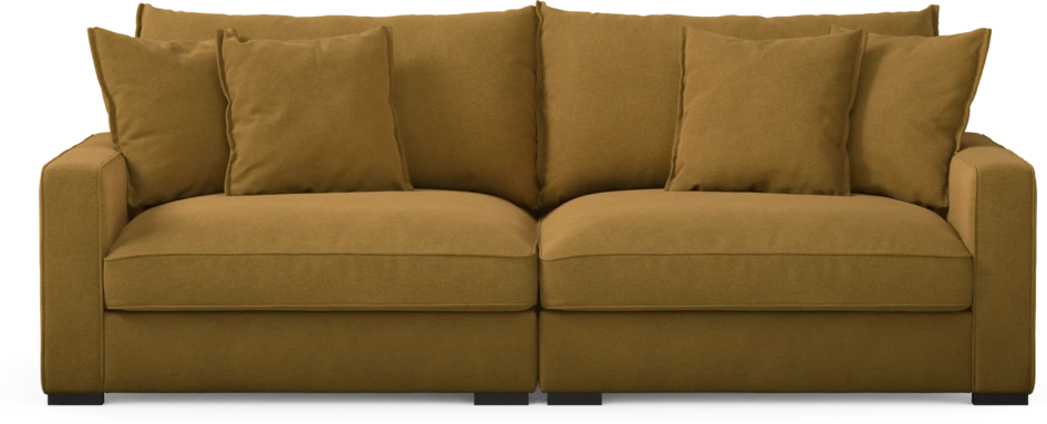 Rossi - 3-sits soffa - Gul