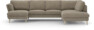 Madison Lux - 2-sits soffa med schäslong vänster och divan höger - Beige