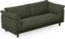 Cherrie - 3-sits soffa, hel dyna, fast klädsel - Grön